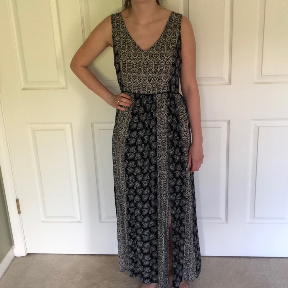 Printed maxi dress
